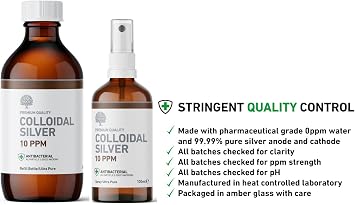 Nature's Greatest Secret Premium Quality 10ppm Colloidal Silver Spray 100ml
