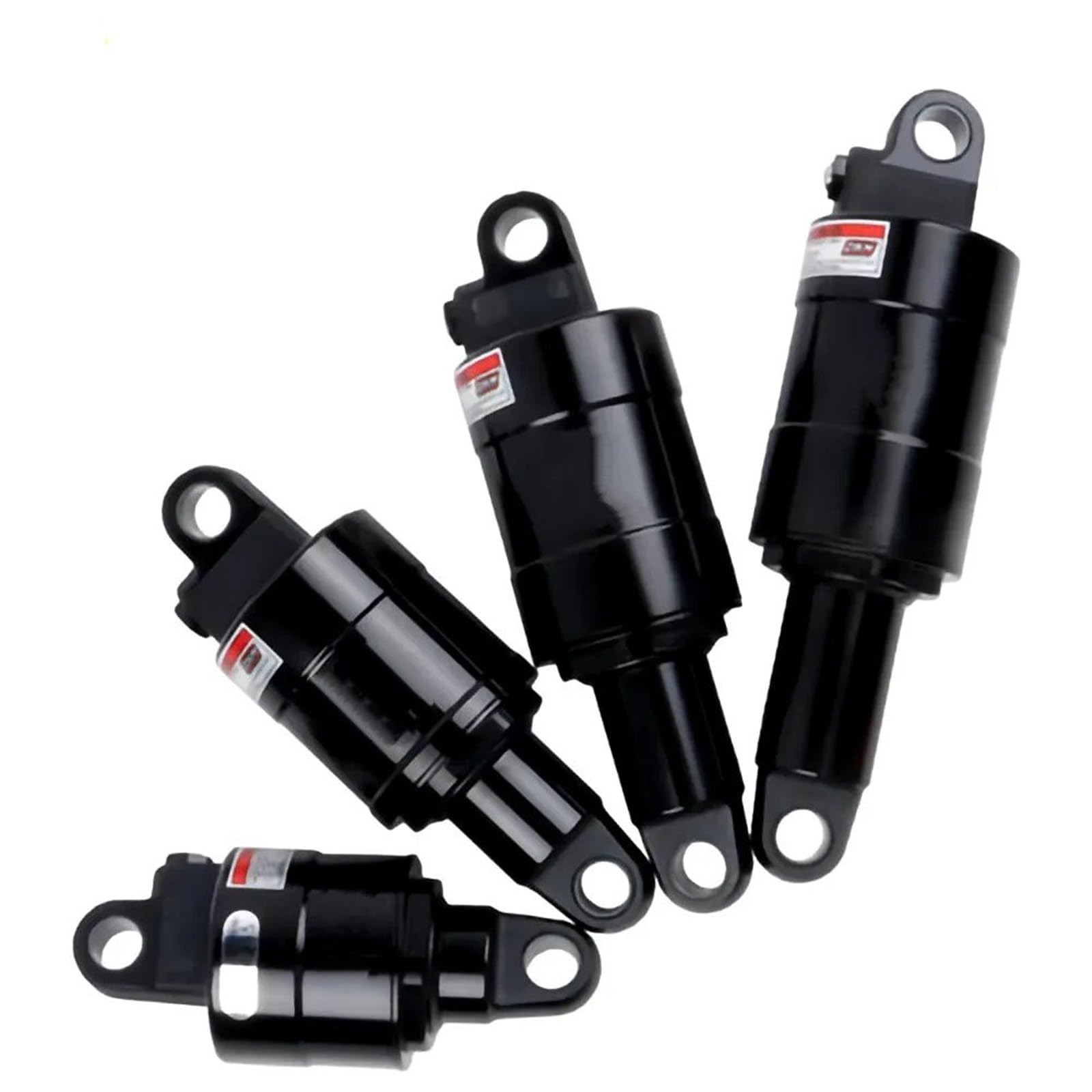 Amortiguador Eje Delantero Amortiguador Trasero De Aire con Presión De Aire Ajustable De 100Mm 125Mm 150Mm 165Mm para Bicicleta Montaña Plegable. Amortiguador Eje Trasero(125mm)