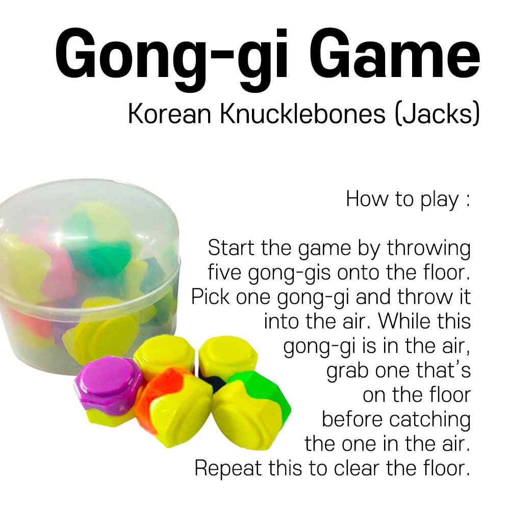 Amazon | 韓国民俗遊びセット(イカゲームコレクション)- チェビチャギ