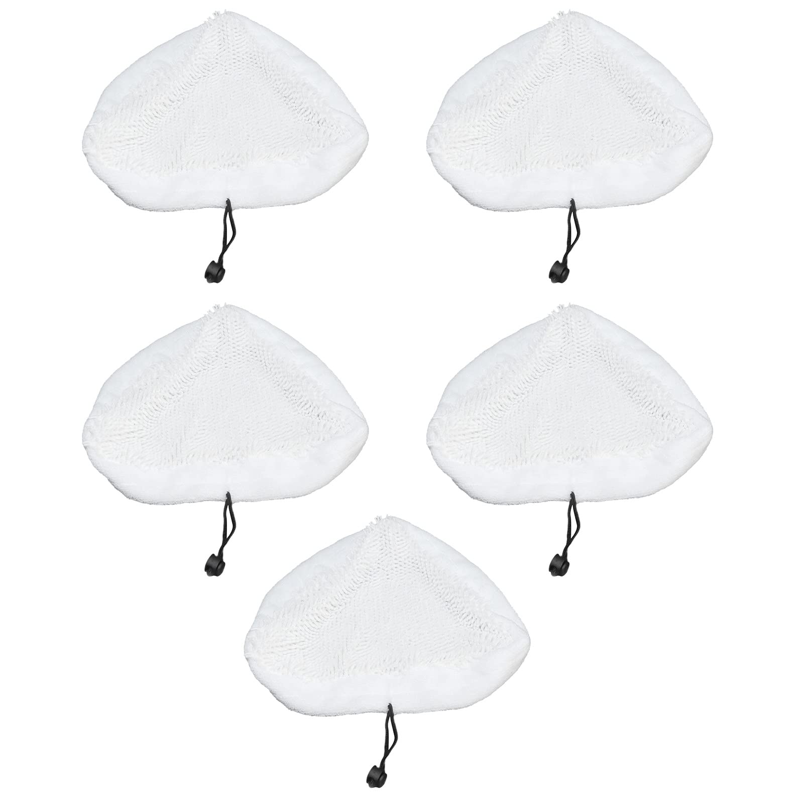 Lot de 5 tampons de nettoyage réutilisables et lavables en microfibre pour balai vapeur Steamboy X5 H20 S302 S001