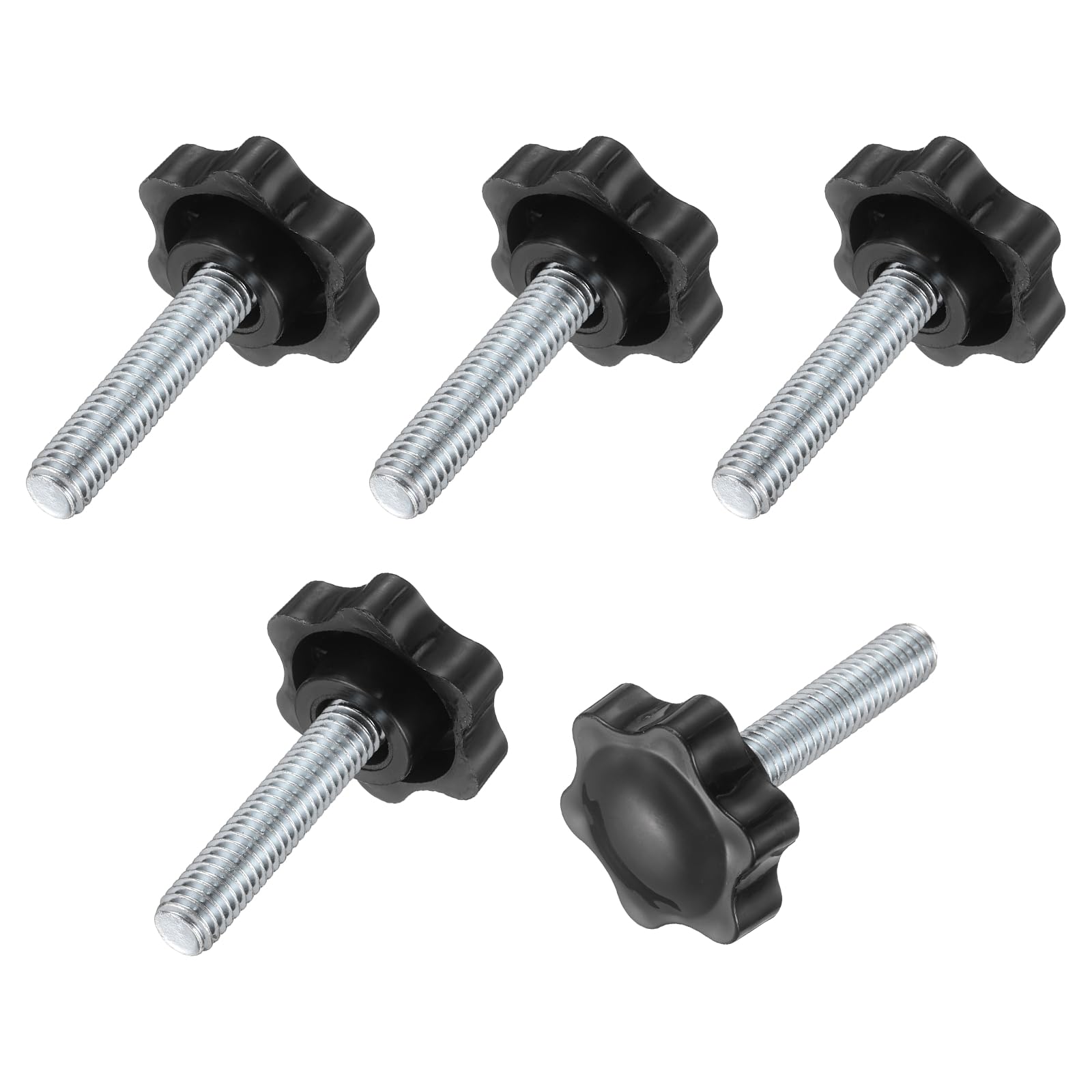 Bouton en étoile 3/8"-16 mâle pour un serrage manuel puissant