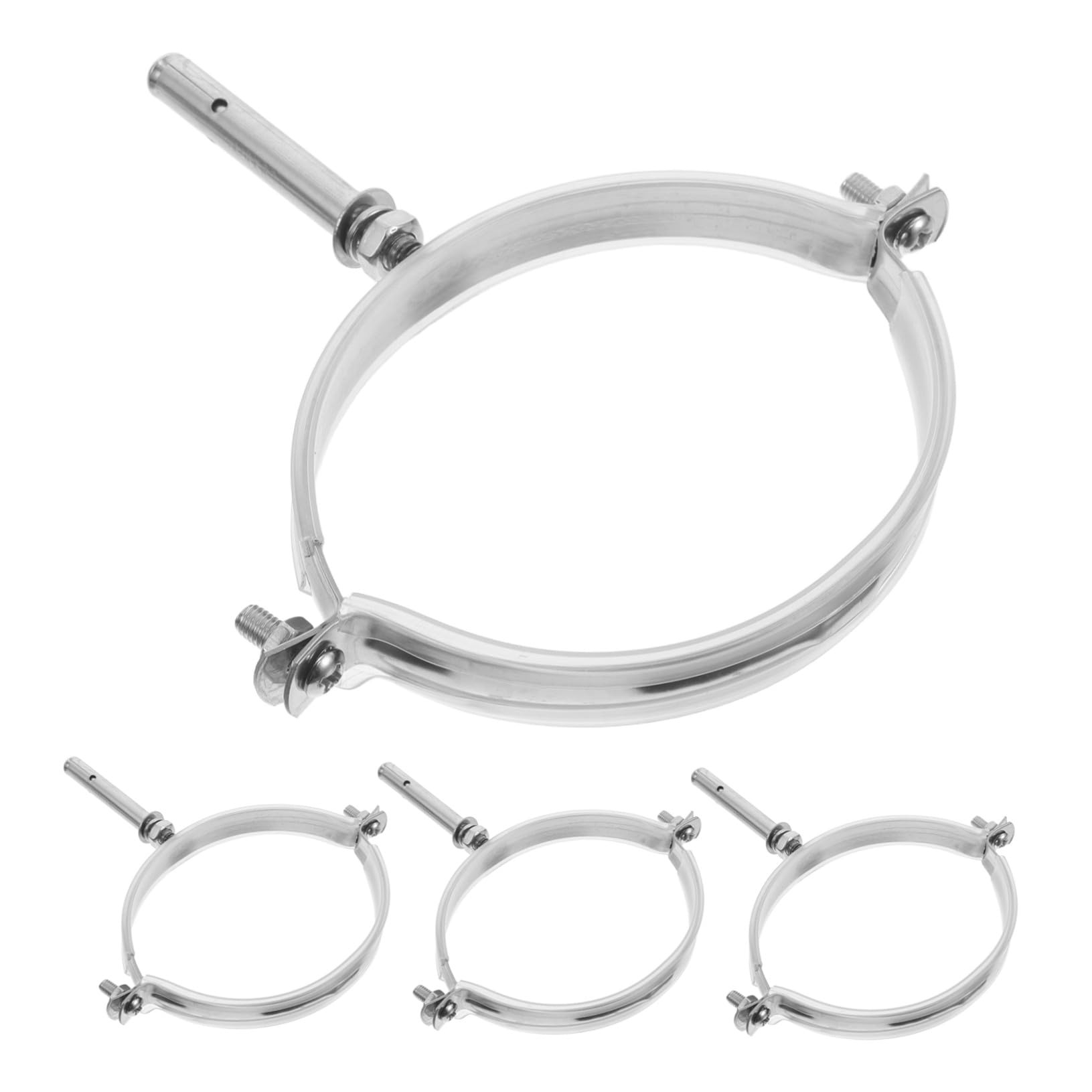 Conduits de cheminée sécurisés à la maison avec les supports muraux en inox