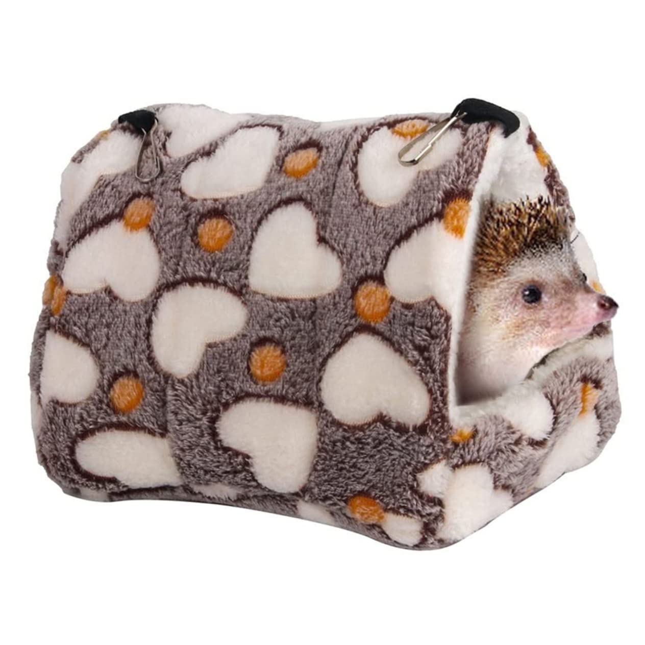 SUPVOX 5piezas Hamster Hammock Colgante De Invierno para Cama Acolchada y Cálida con Ganchos para Hámsters y Roedores Diseño De