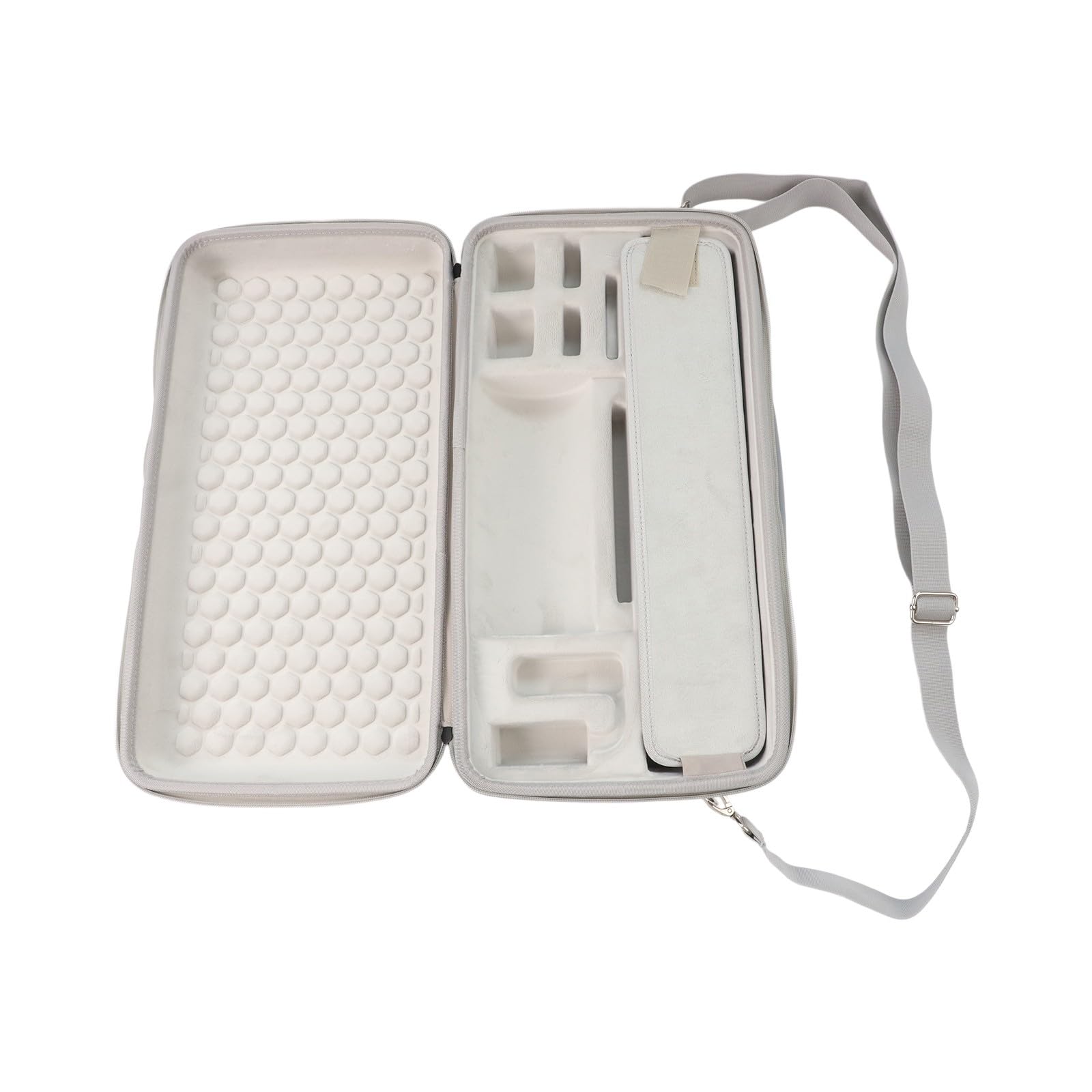 Funda rígida de viaje para XGIMI MoGo 4 (2025) PU + EVA funda protectora de transporte 442210 cm, color gris