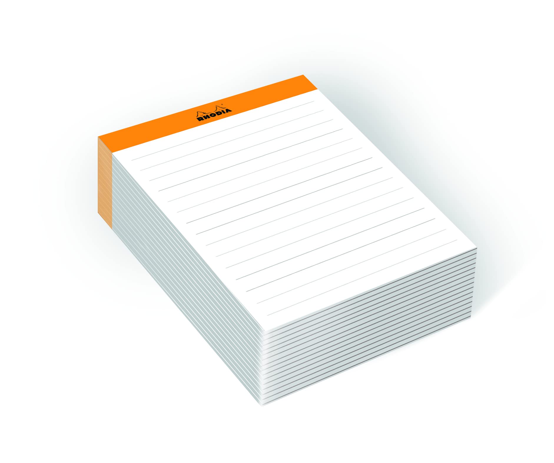 Clairefontaine ES RHODIA 194047C - Bloc de notas N°13 Naranja - A6 11,5 x 16 cm - Rayado - 240 Hojas 80g/m - Práctico y Compacto - Colección Rhodiatime