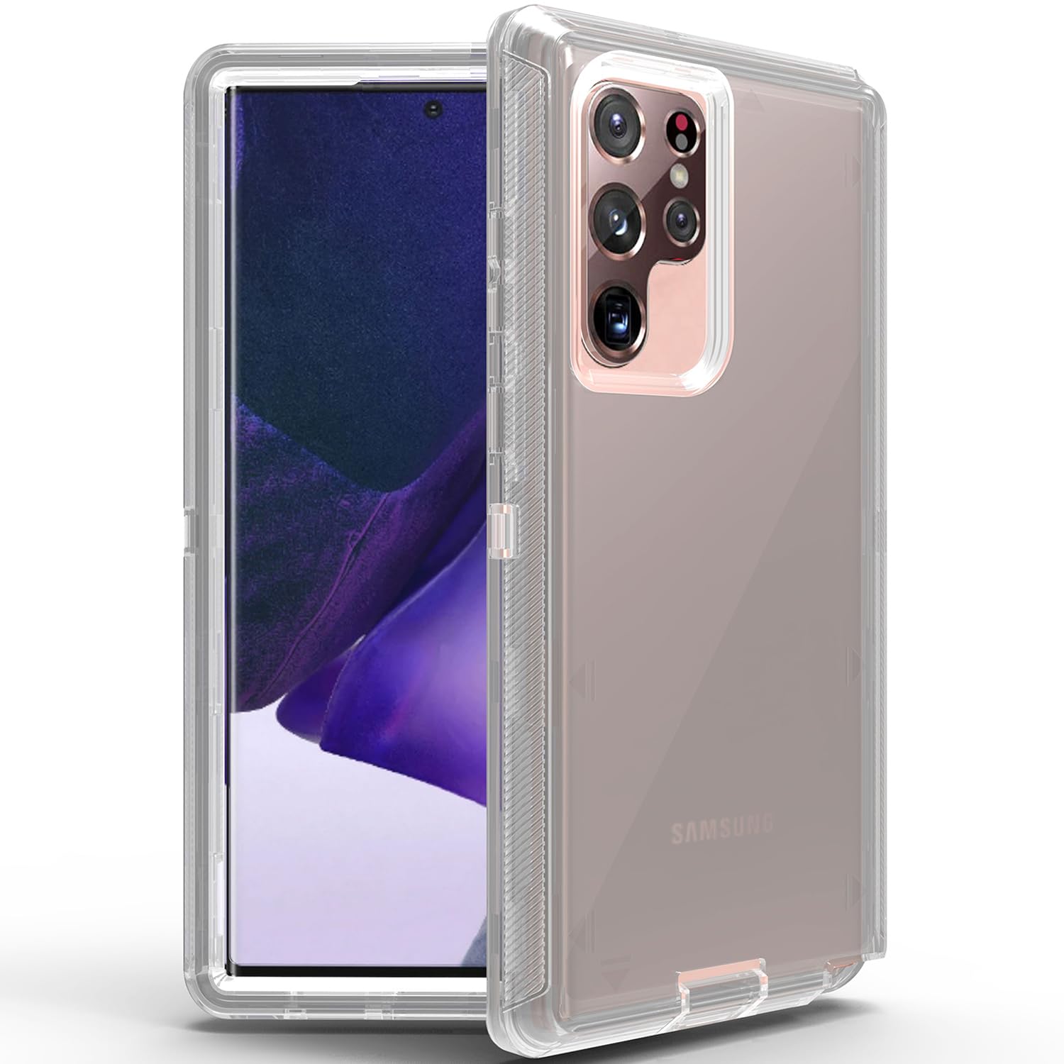 Fucozan for Samsung Galaxy S22 Ultra Case Military Drop Tested 3 in 1 Protective Cover Heavy Duty Armor Rugged Shockproof for Galaxy S22 Ultra Phone