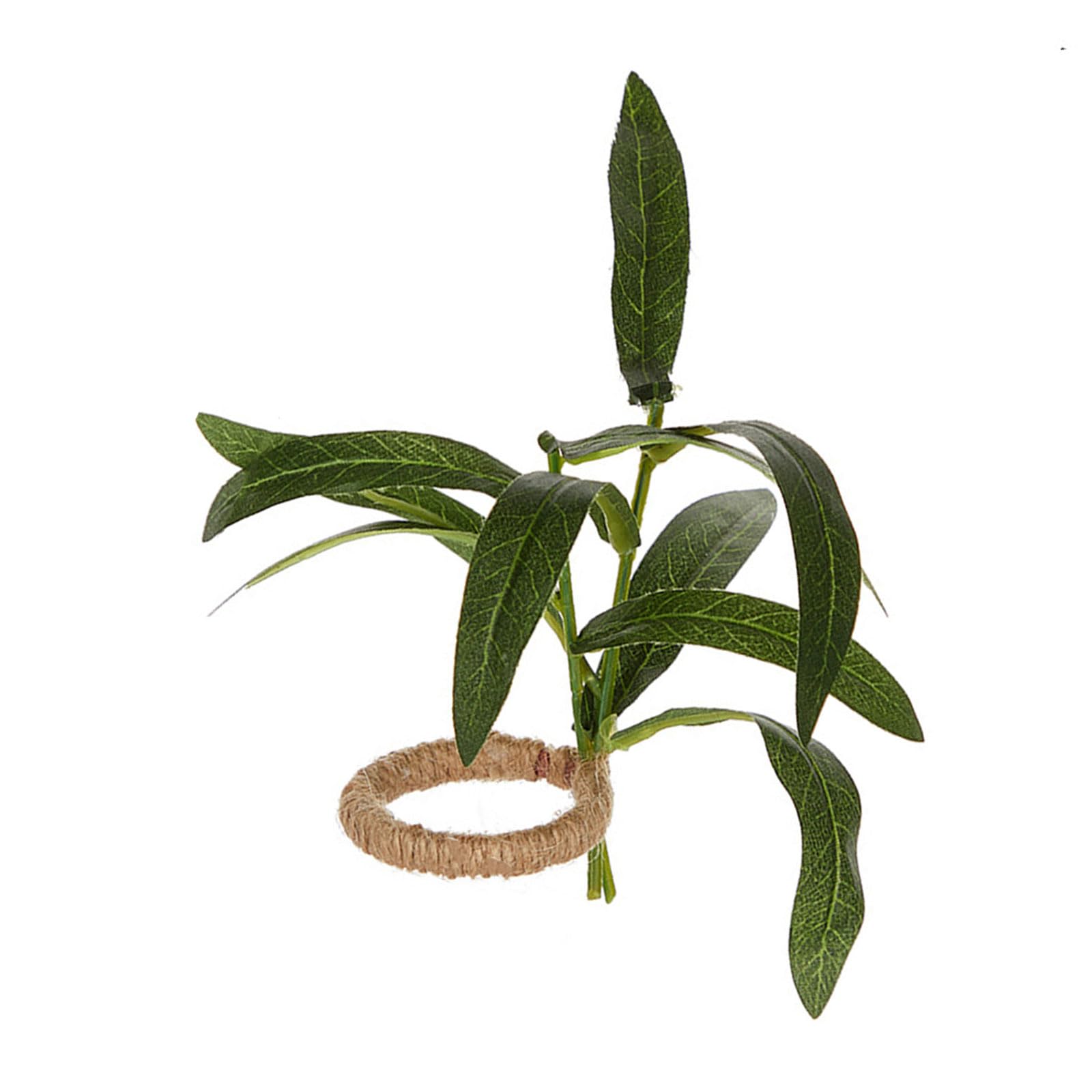 carotoe Table Decors Simulated Plant Napkin Rings Decorations Napkin Clip Sophisticated Rings Plant Embellishment