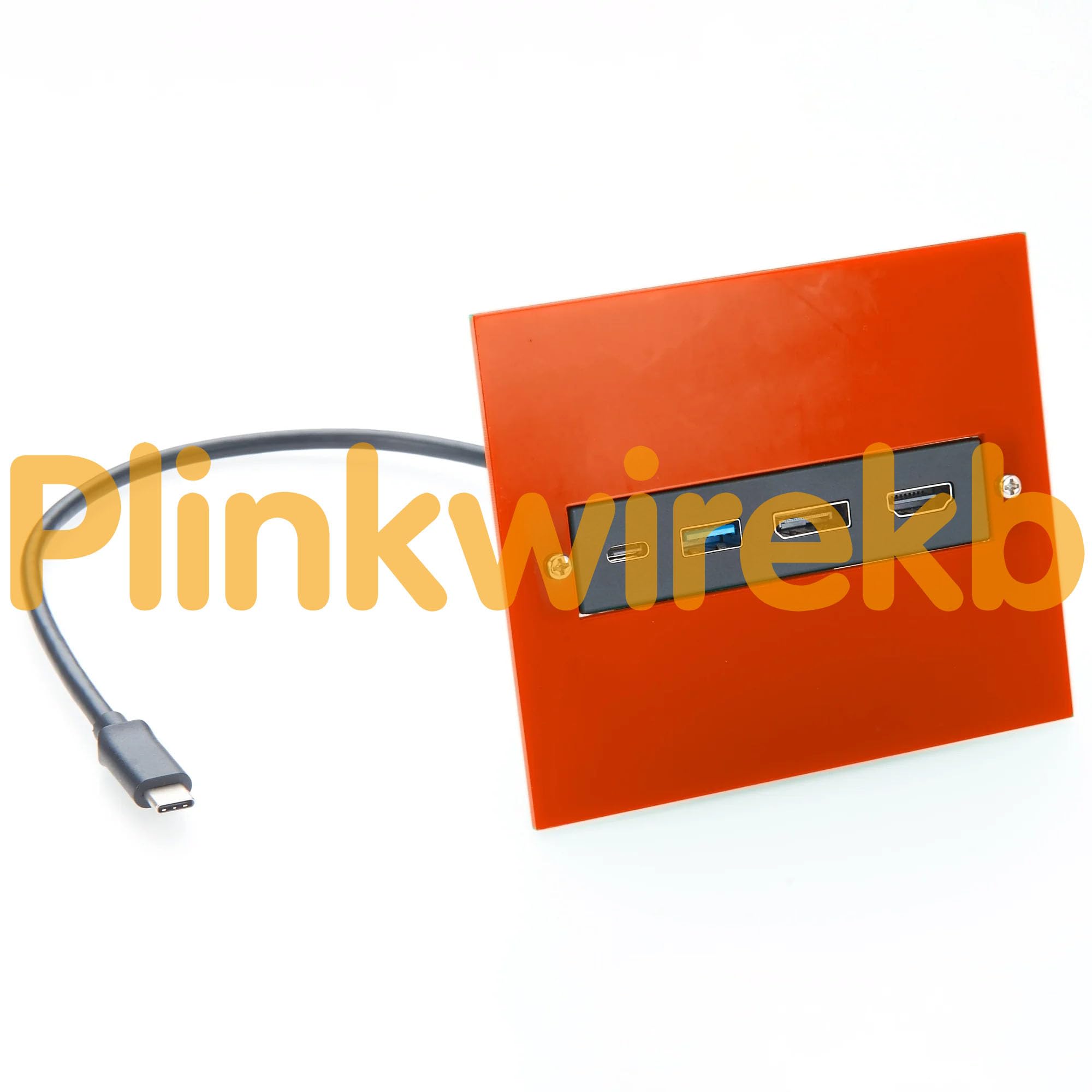 PCM-KW-566 Rallonge de panneau USB-C vers HDMI DisplayPort USB-A USB-C (1,5 m)