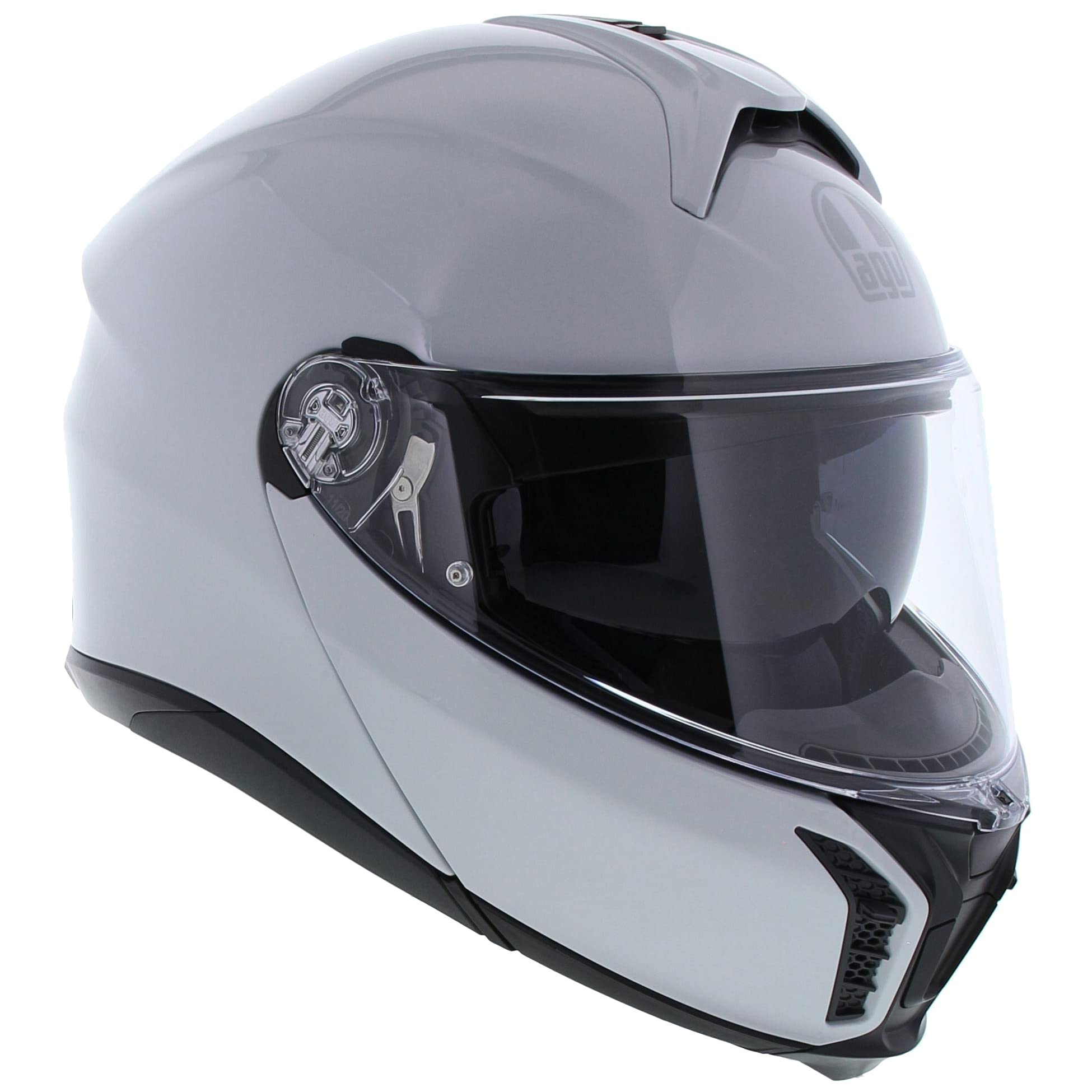 AGV Tourmodular Motosiklet Kaskı Çene Açılır Kask Solid Stelvio White M