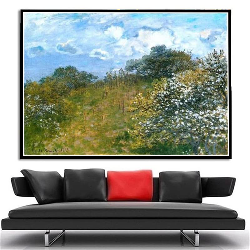 ZHXXFD Paint By Numbers – Kit Dipingi Con I Numeri 'Sol Levante' Claude Monet, Tela Prestampata, Pennelli E Colori Acrilici Inclusi, Adulti E Bambini