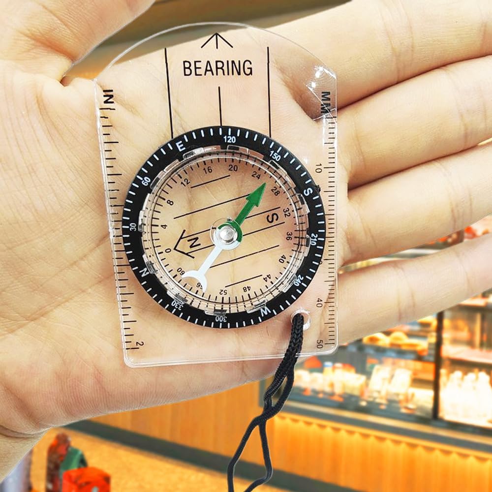 BOSOIRSOU 12pcs Orienteering Compass Set - Waterproof, Map Compass for Hiking, Backpacking, Camping, Kids, Travelling - Image 7