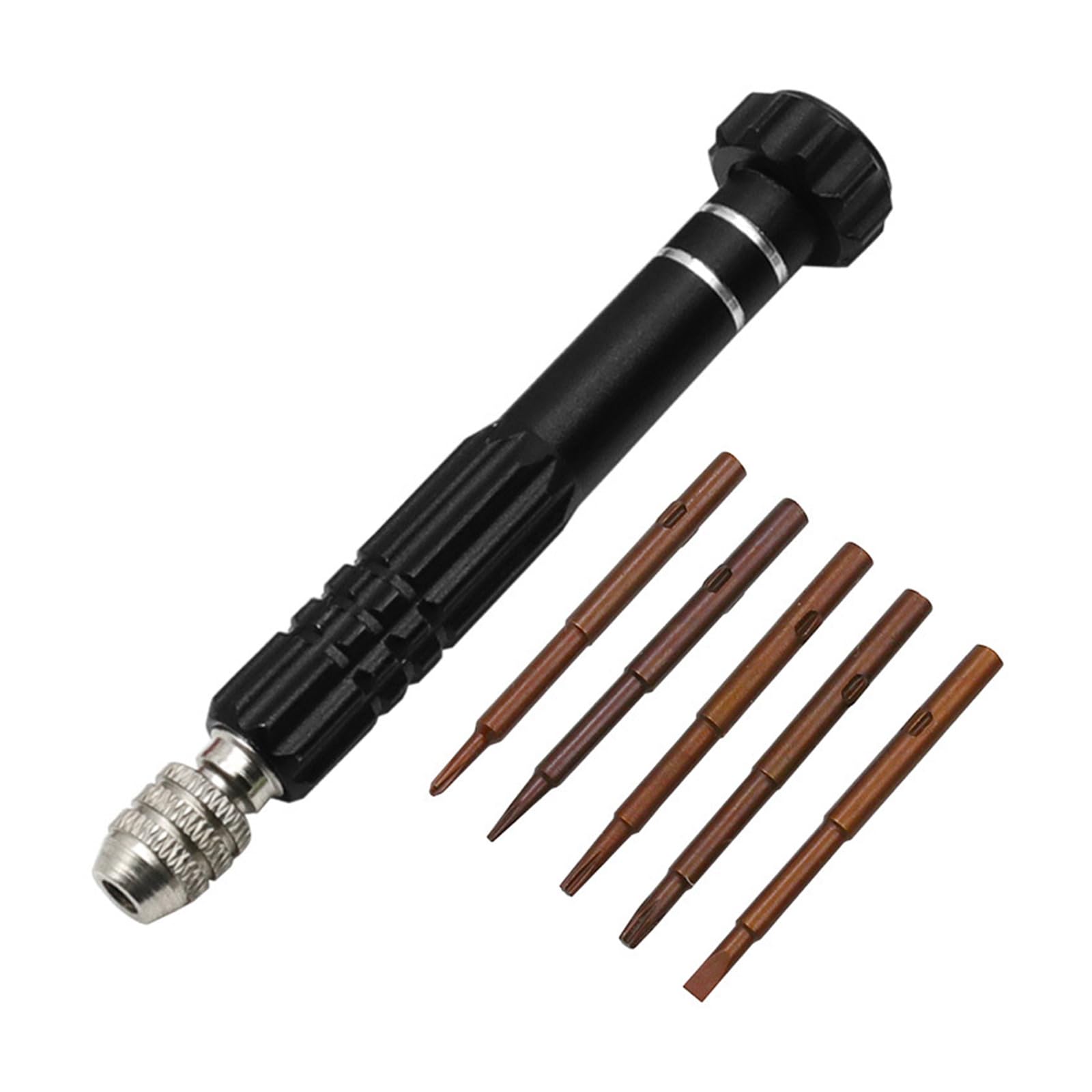 Portable 5 in 1 Multiple Tool Screwdriver Disassembly Kits with Interchangeabled Heads for DIYer Enthusiasts & Craftsmen Screwdriver