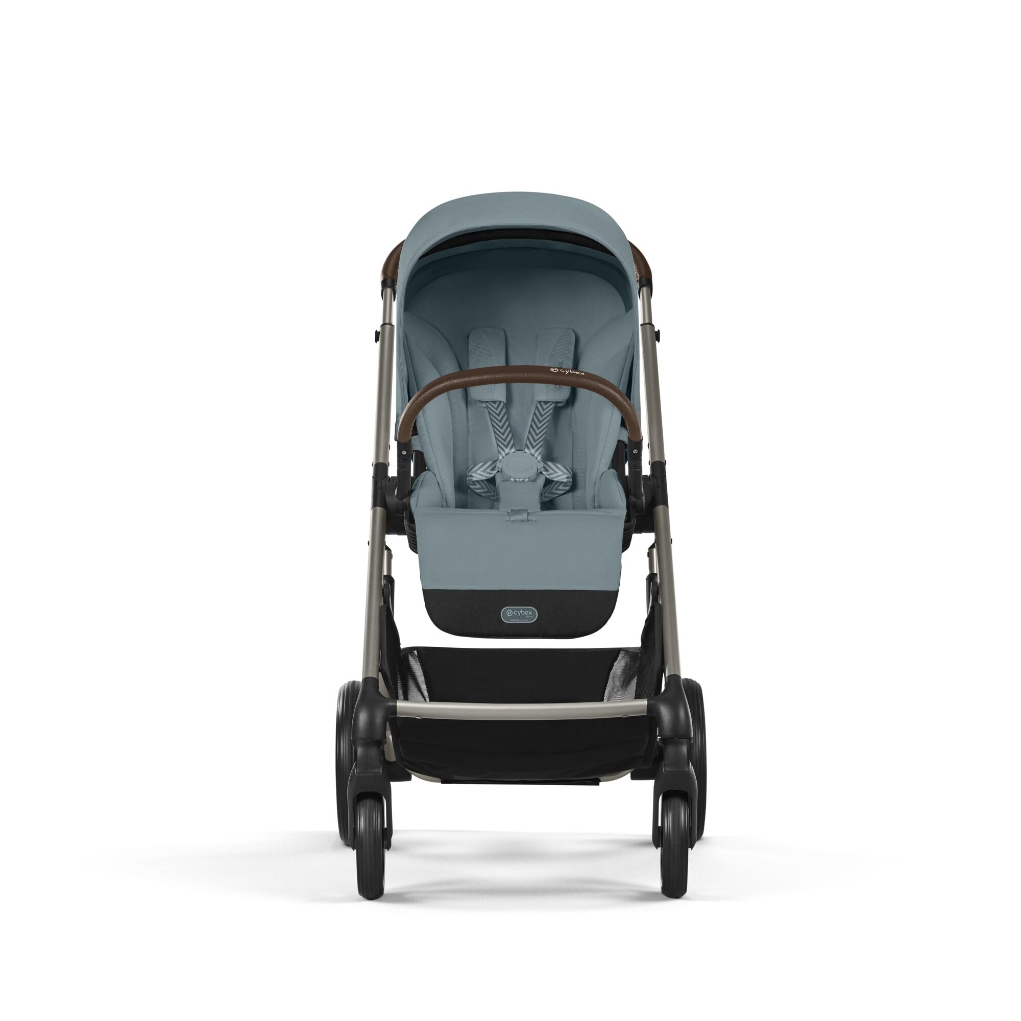 CYBEX Gold Balios S Lux Passeggino, Posizione Reclinabile Ergonomica, Sistema di Cintura con Una Sola Mano, Dalla Nascita Fino a 22 Kg (Circa 4 Anni), Stormy Blue