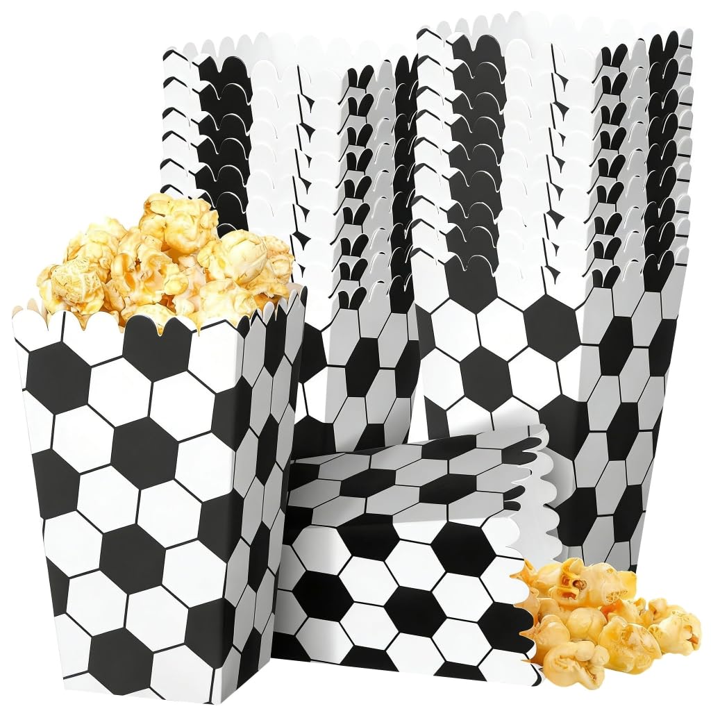 Elnwnnkc 50Pcs Popcorns Boxes,4.52×2.75inches Popcorns Containers Buckets for Rice Machine,Movie