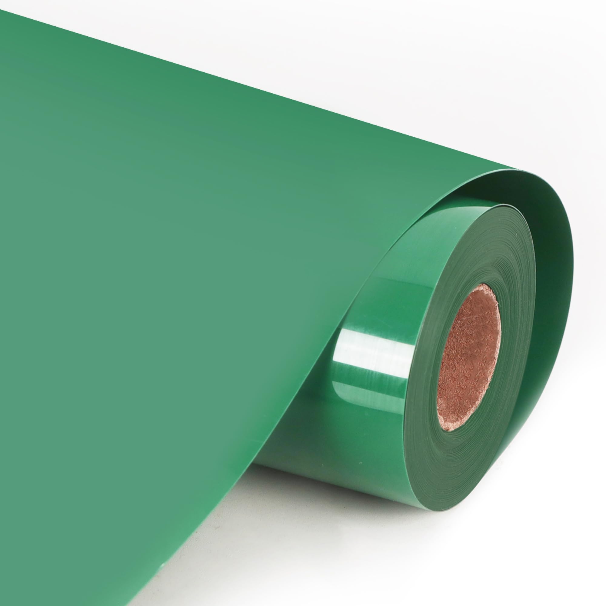 HTVVETUR HTV Vinyl Rolls Heat Transfer Vinyl - 12" x 9ft Green HTV Vinyl for Shirts, Iron on Vinyl for Cameo - Easy to Cut &amp; Weed for Heat Vinyl Design (06 K6 Green-9ft)