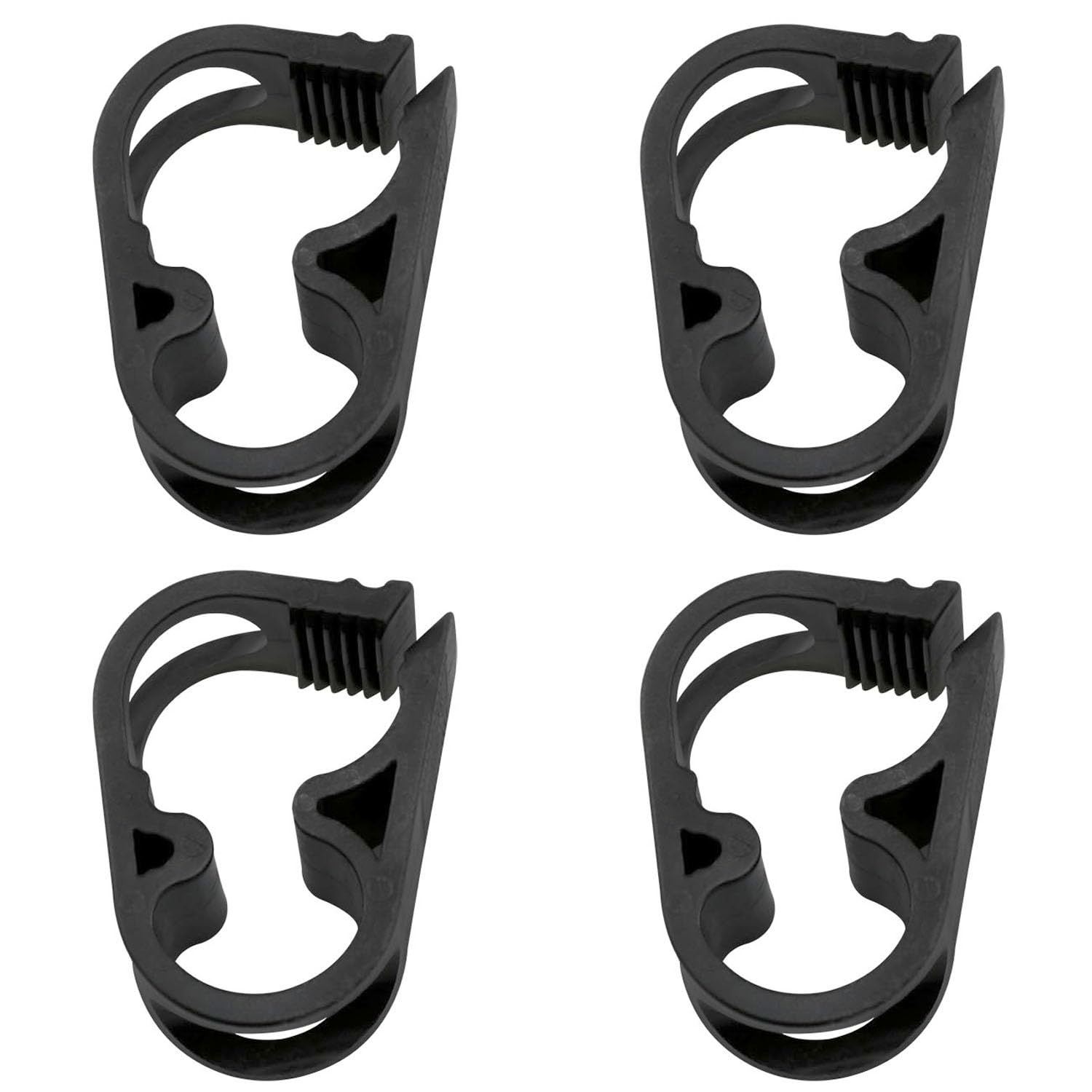 Lovelysp-Water Flow Control Tube Clips 1/4 inch - 1/2 inch Tubes Adjustable Tube Clamp Shut Off Hose Clamps Flow Control Hose Clamps-4PCS