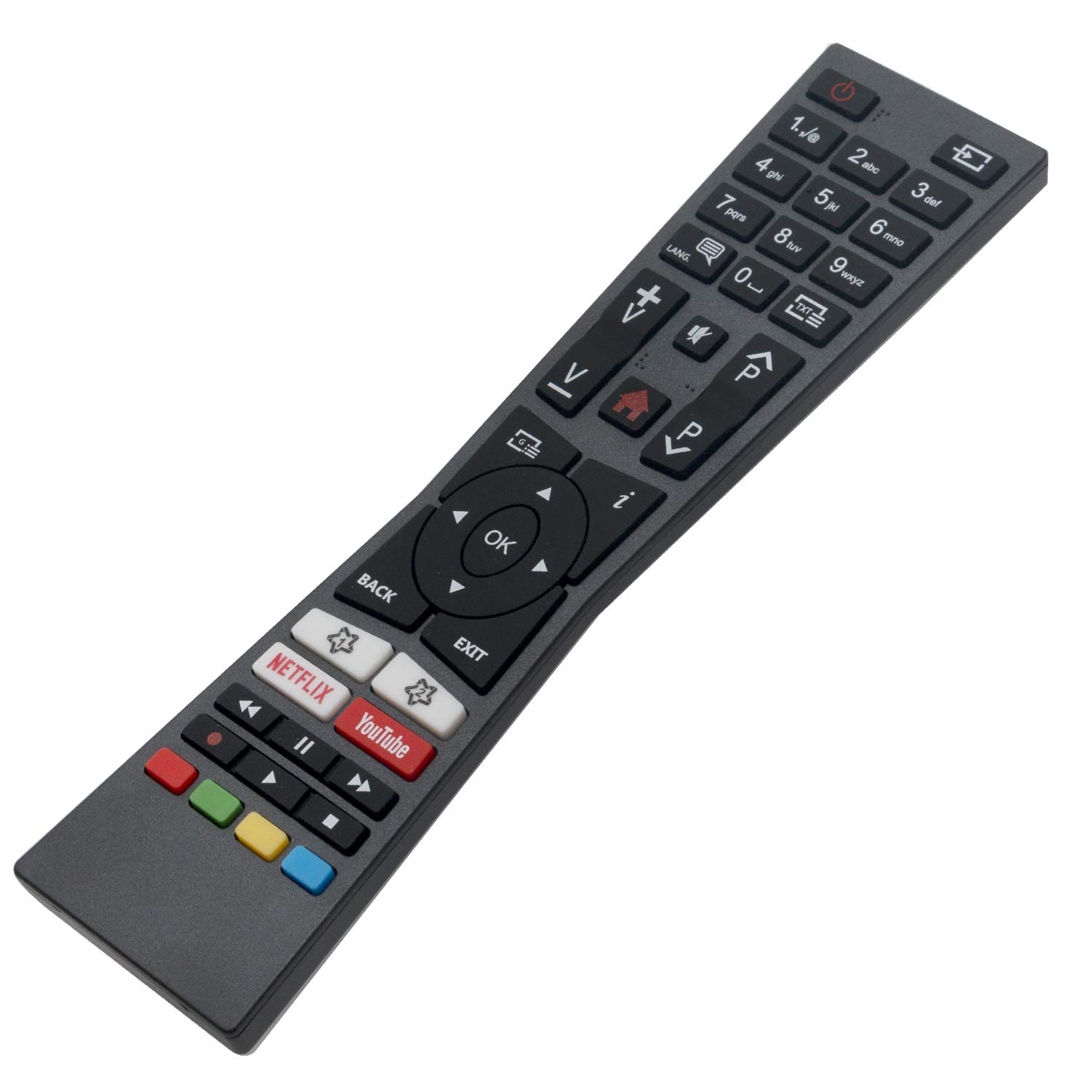 Telecomando Universale Di Ricambio VINABTY RM-C3331 Per TV JVC 4K UHD - Compatibile Con LT-32VF52M, LT-40V55LU, LT-43V65LUA E Molti Altri (Batterie Non Incluse)