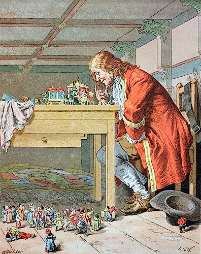 Affiche toile Frederic Theodore Lix art portrait décoration mural salon chambre 60x90cm