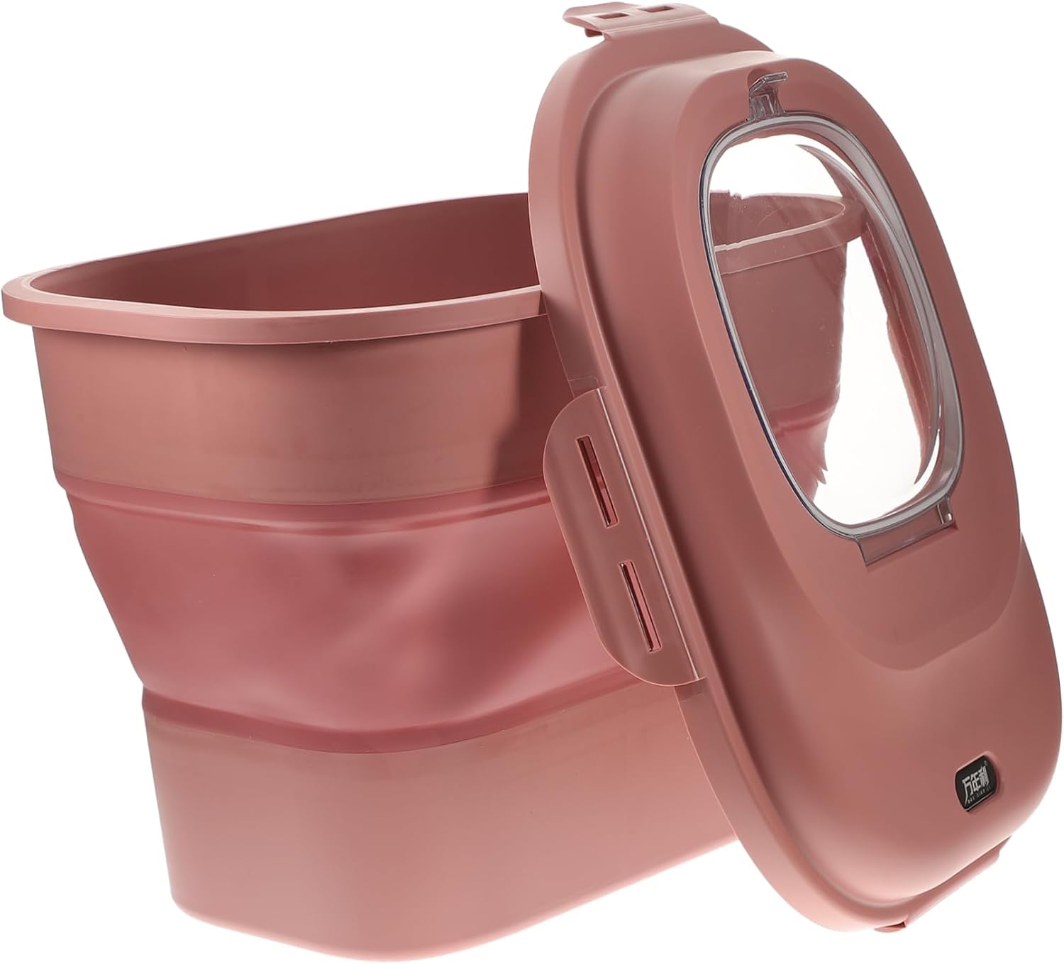 SUPVOX Dog Snack Bin and Cat Food Bucket Airtight Large Capacity Storage Container for Pet Snacks and Dry Food Material Stylish Design Convenient Locking Buckle