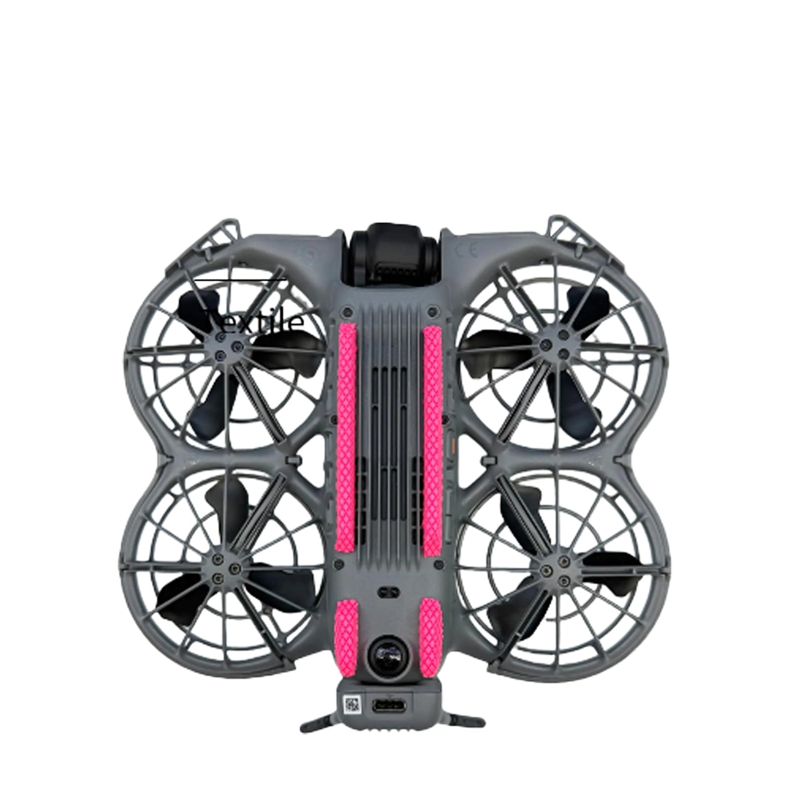 Anti-Slip and Wear-Resistant Marker Stickers For DJI NEO 2 Drone and Battery Protector Accessory (Pink)