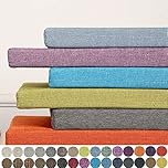 Pcevathiy Custom Bench Cushion, Personalized Size Bench Seat Pad with Non-Slip Bottom Bay Window Seat Cushion Indoor, Garden Patio Bench Cushions for Outdoor Furniture, Long Chair Pad for Swing Porch