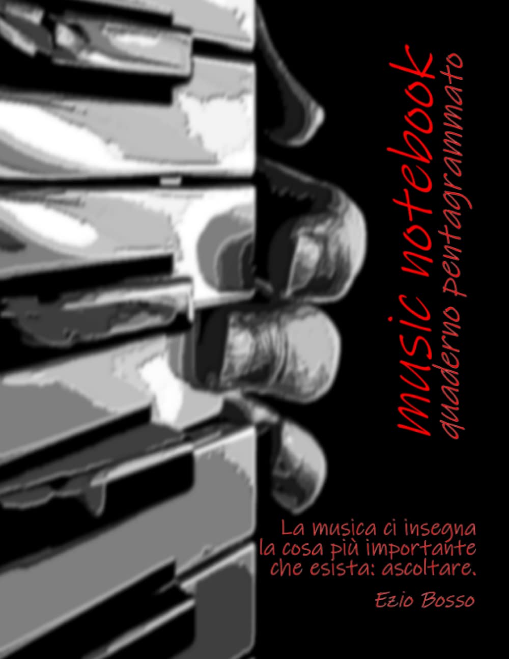 Cahier de musique A4 pour ne plus perdre vos idées de compositions musicales