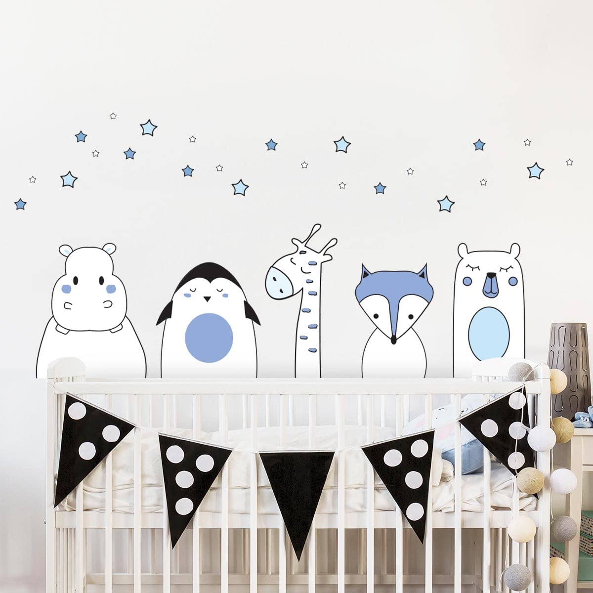 Children's Wall Sticker - Decoration for Baby's Room - Wall Sticker - Scandinavian - Wall Sticker - Height 60 x Length 90 cm - Image 3