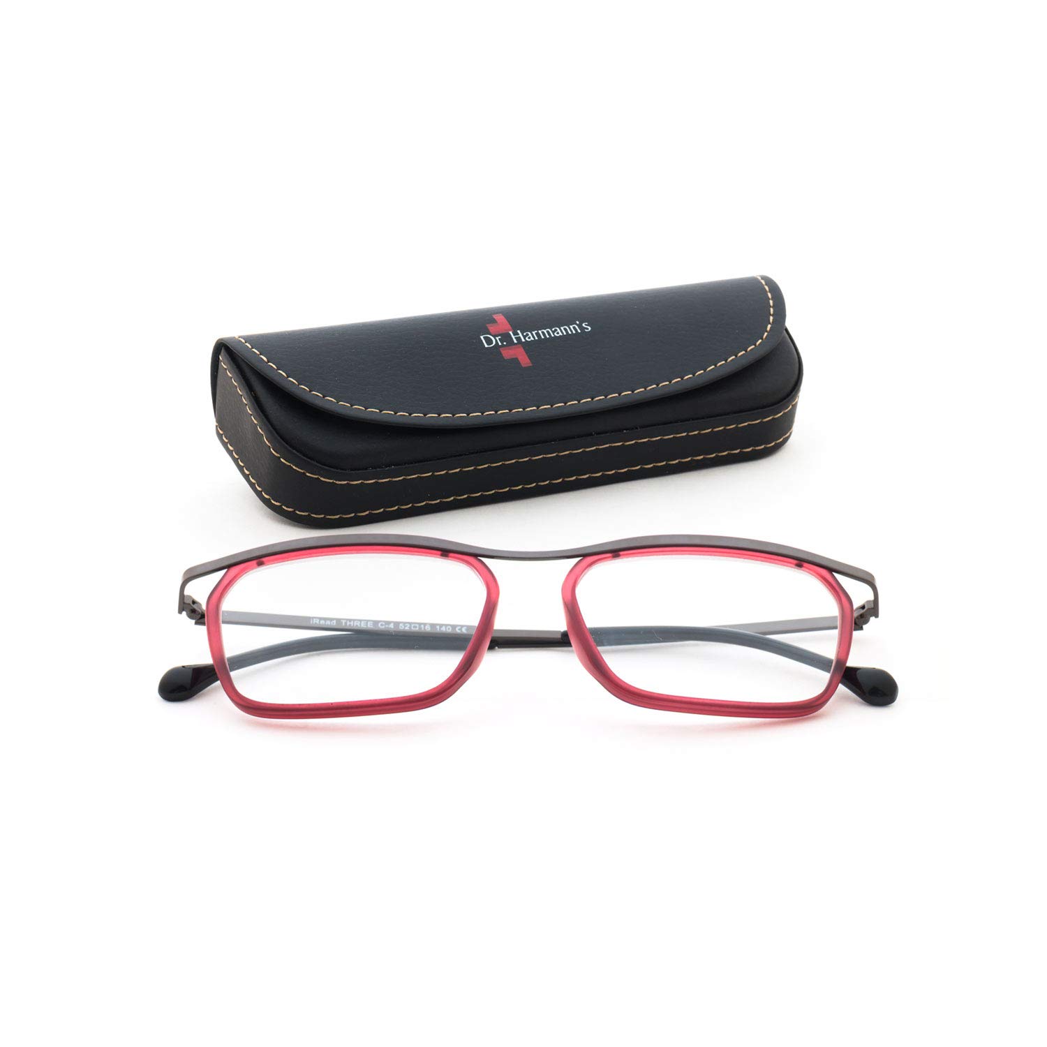 Buy Dr.Harmann's New Generation Reading Glasses (Red) (iRead THREE +1.