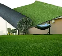 LITA Grama artificial de 1,8 m x 2,5 m (30 metros quadrados) relva sintética de luxo relva para animais de estimação – perfeita para paisagens internas e externas (20 mm de altura) personalizado