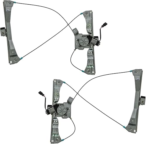 Miniatura 130 de TRQ Juego de regulador de ventana eléctrica delantera y motor compatible con Ford Ranger 1993-2011 1994-2009 Mazda B2300 1998-2001 B2500 1994-2007