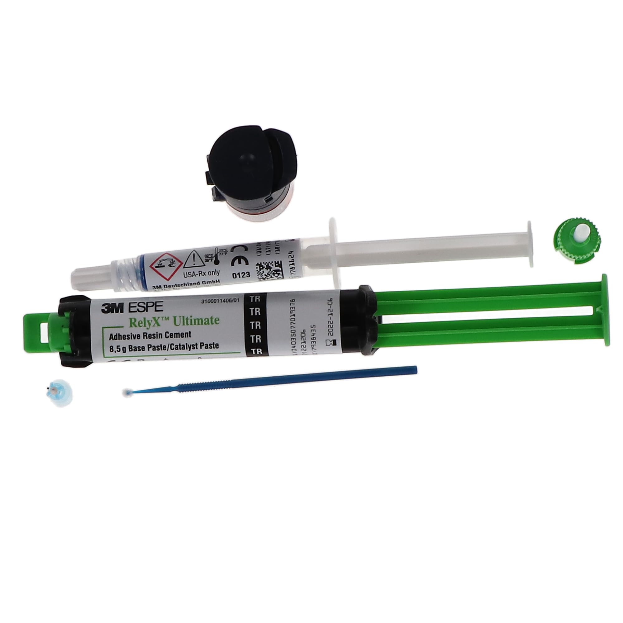 3M ESPE 56892 RelyX Ultimate Adhesive Resin Cement Syringe Trial Kit Translucent