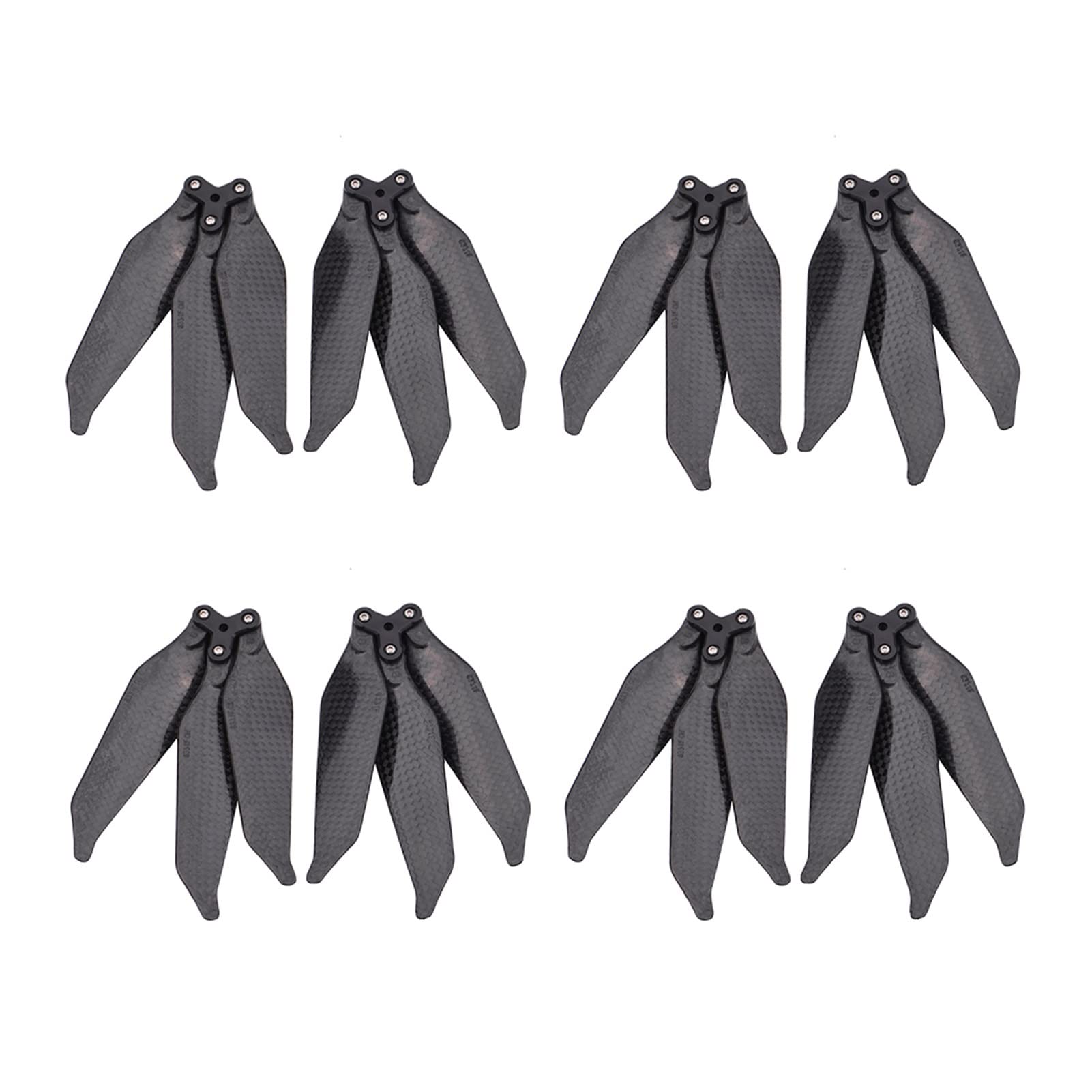 Hélice de fibra de carbono 8331, accesorios de repuesto de bajo ruido, piezas de repuesto CW CCW, for Dron DJI Mavic Pro Platinum Drönarbytesblad(Three blade 8 Pcs)