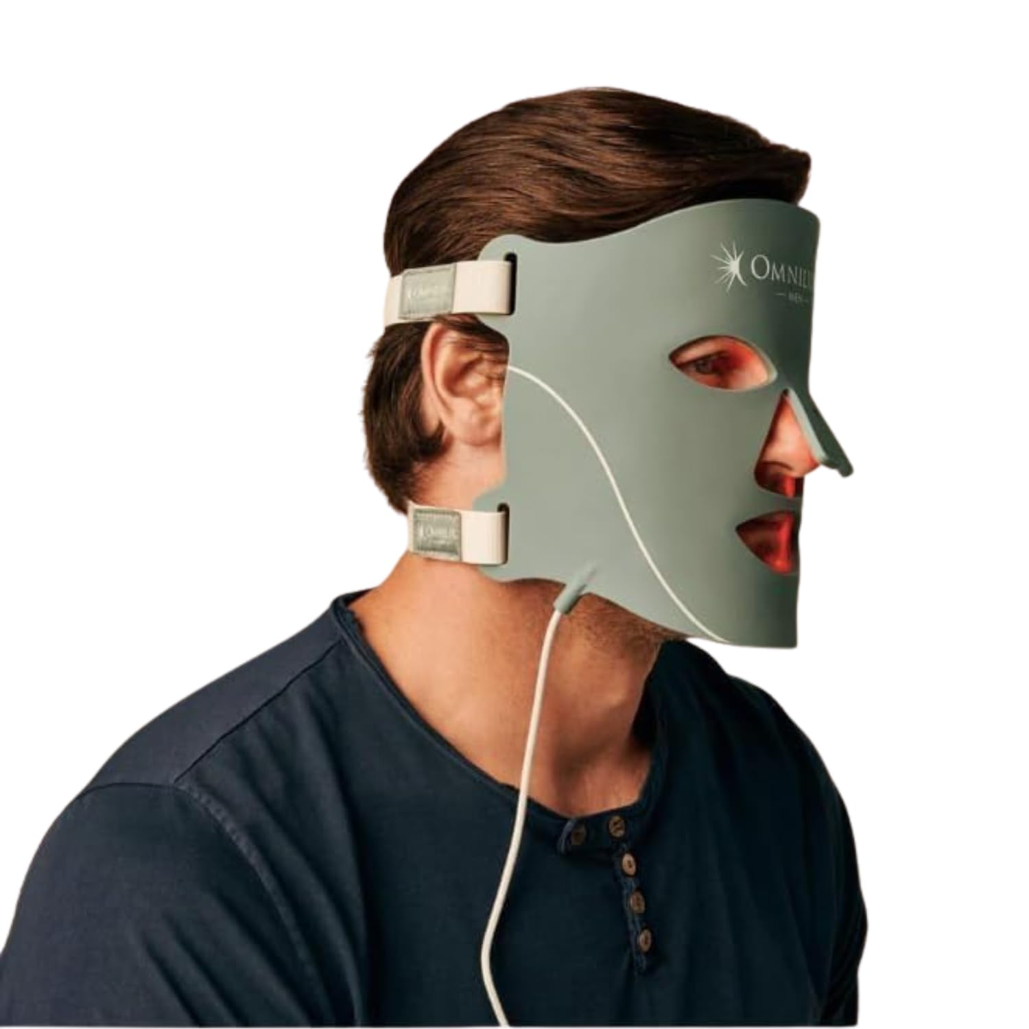 FDA Cleared Flexible LED Light Therapy Mask. Professional Clinic Grade Treatment at Home (Z. for Men.)