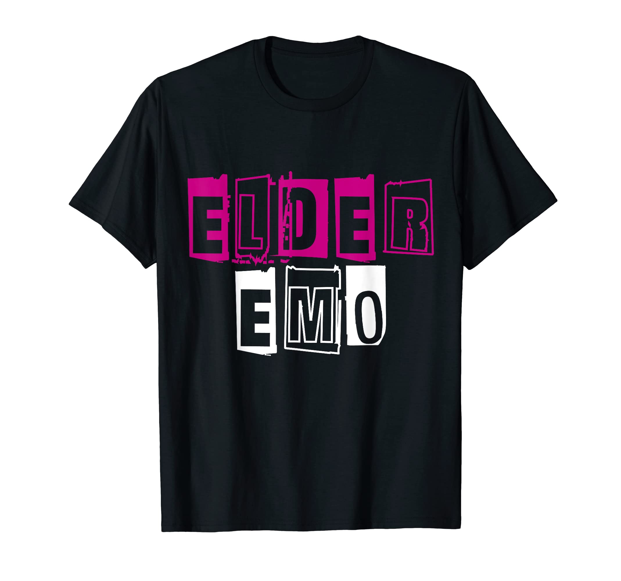 Elder Emo Funny Emo Music Fan Scene Alternative90s Kids Pun T-Shirt