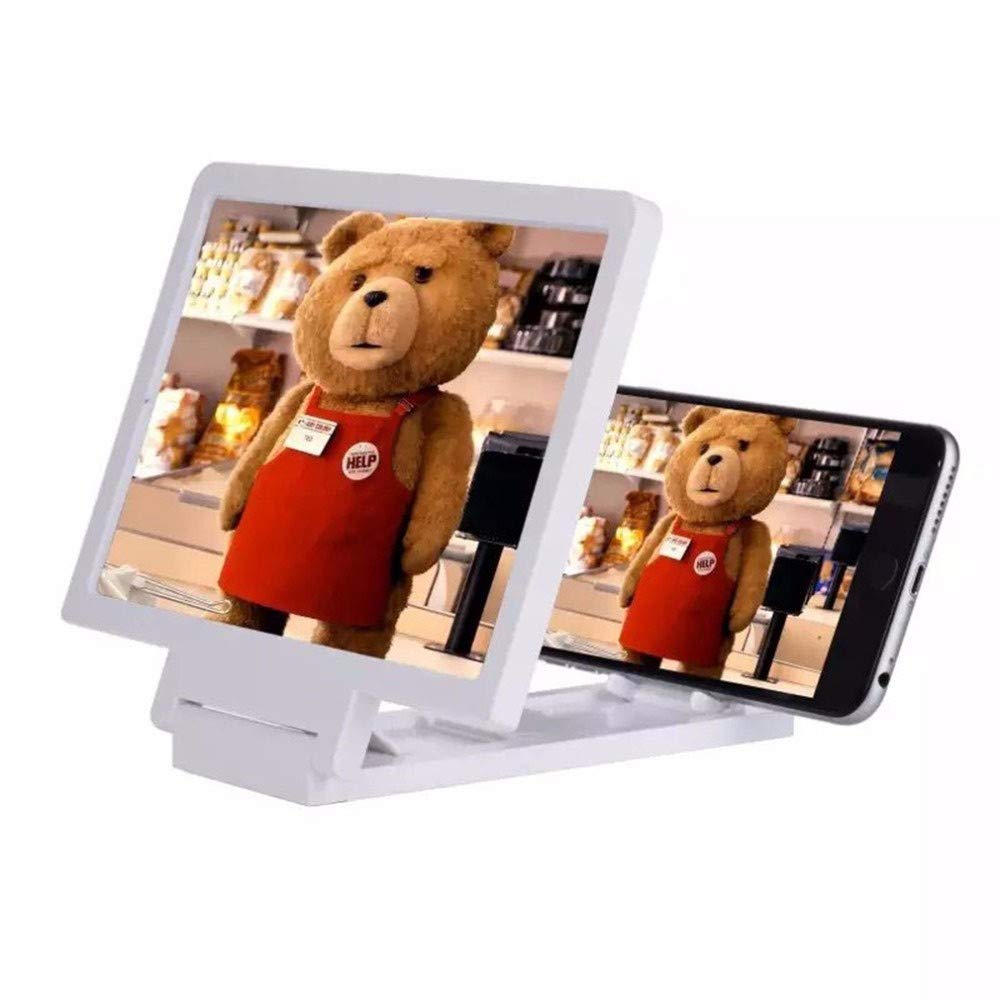 Cospex Mobile Phone 3D Screen Magnifier Enlarger Video Screen Amplifier with Eyes Protection Enlarged Foldable Stand Holder Expander Compatible with All Smartphone-image-8