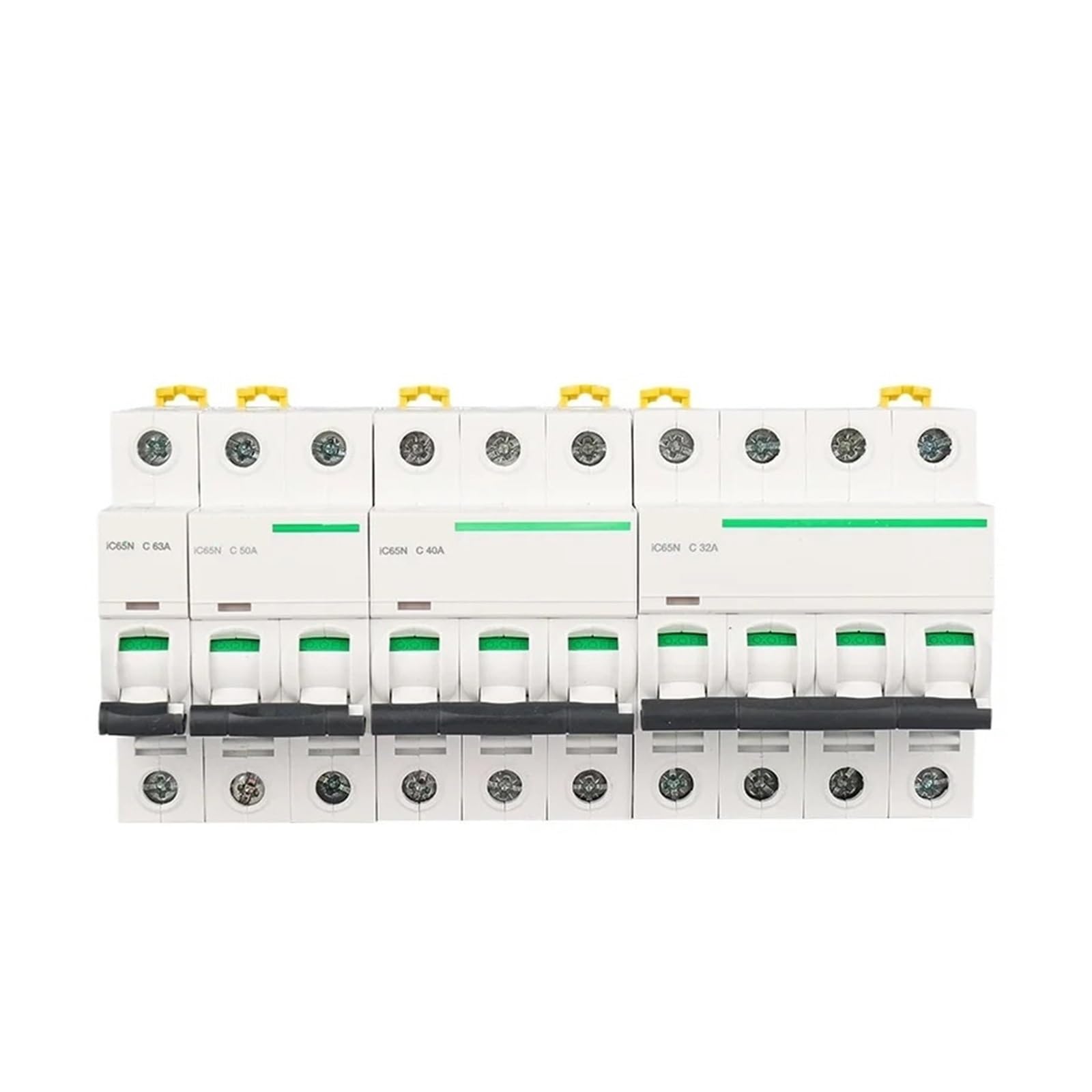 Disjoncteur 1P MCB, Courbe C, Commutateur D'air 1A-63A For Circuits Électriques(4P,20A)