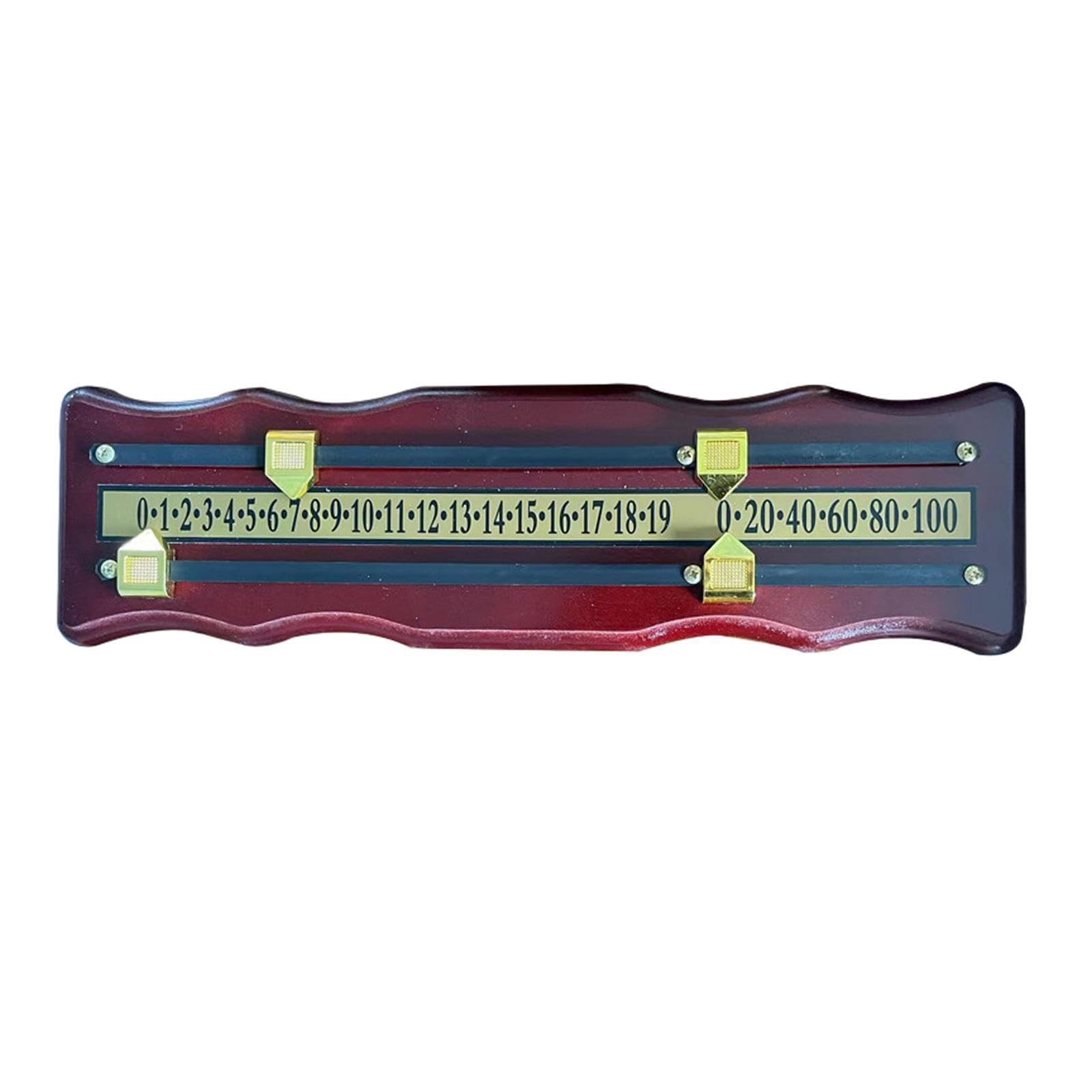 Poxzsfx Elegant Indoor Outdoor Wooden Scorekeeper Coaches Delightful Addition To Any Game Adding Of Sophistication To Game Room.used For Billiards Games Shuffleboard Mounted