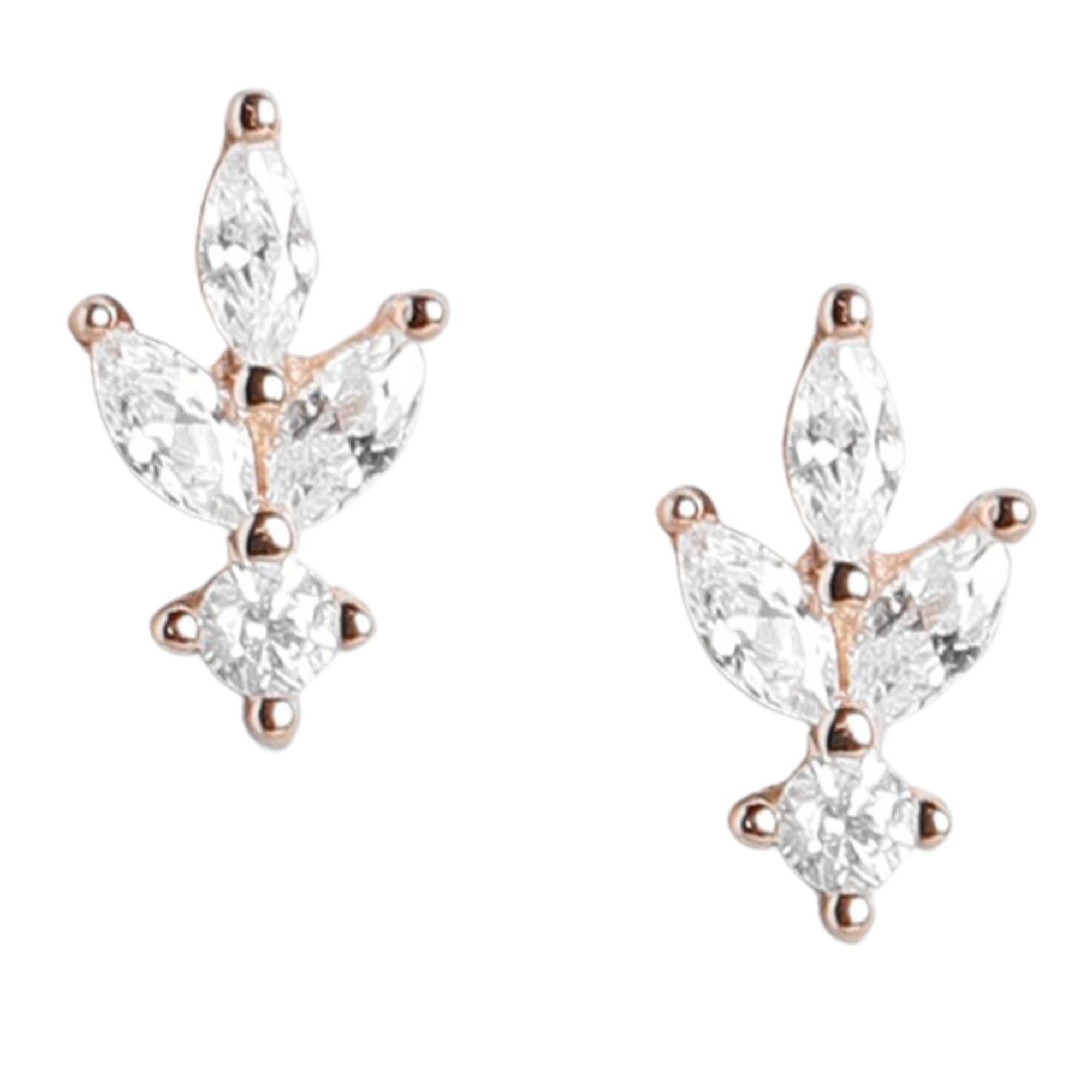 See full amazon price history chart for ZAVYA 925 Sterling Silver Cubic Zirconia CZ Designer Leaf Rose Gold Plated Stud Earrings | With Certificate of Authenticity & 925 Hallmark | Gift for Women & Girls ZAVYA 925 Sterling Silver Cubic Zirconia CZ Designer Leaf Rose Gold Plated Stud Earrings | With Certificate of Authenticity & 925 Hallmark | Gift for Women & Girls (B0B1QLVG5Y) Amazon Price History, Amazon Price Tracker