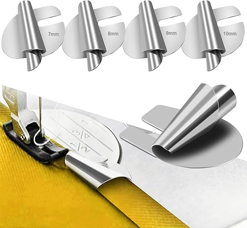 TIGARI Pie de dobladillo enrollado de costura, 34567890.394 in, 8 tamaños de dobladillo enrollado, máquina de dobladillo enrollado de 8 tamaños,