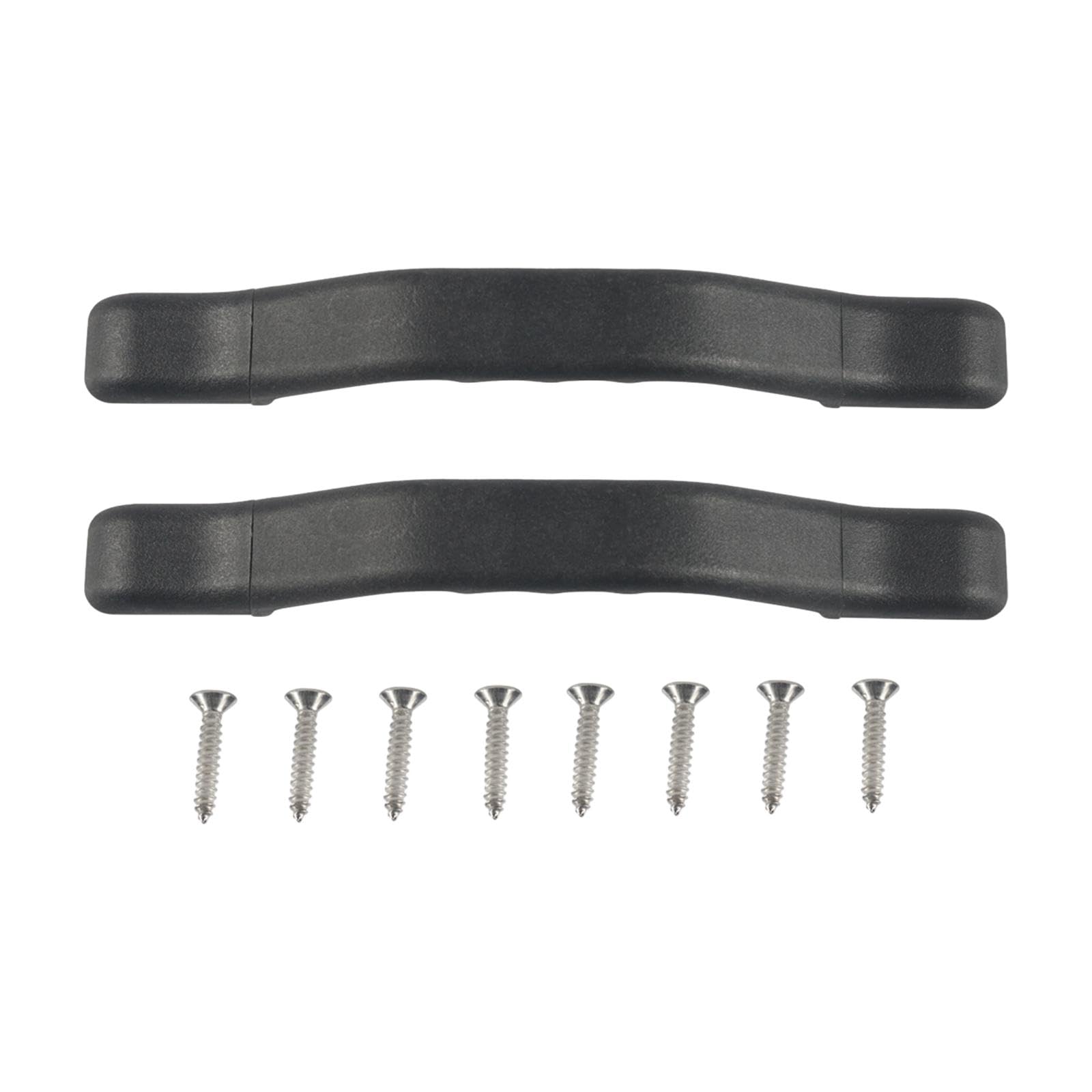 Generic RV Door Handle Entry Door Assist Bar Wear Resistant Grab Handle, RV Door Handle Bar for Cargo Trailer Boat, Black, 23.2cm