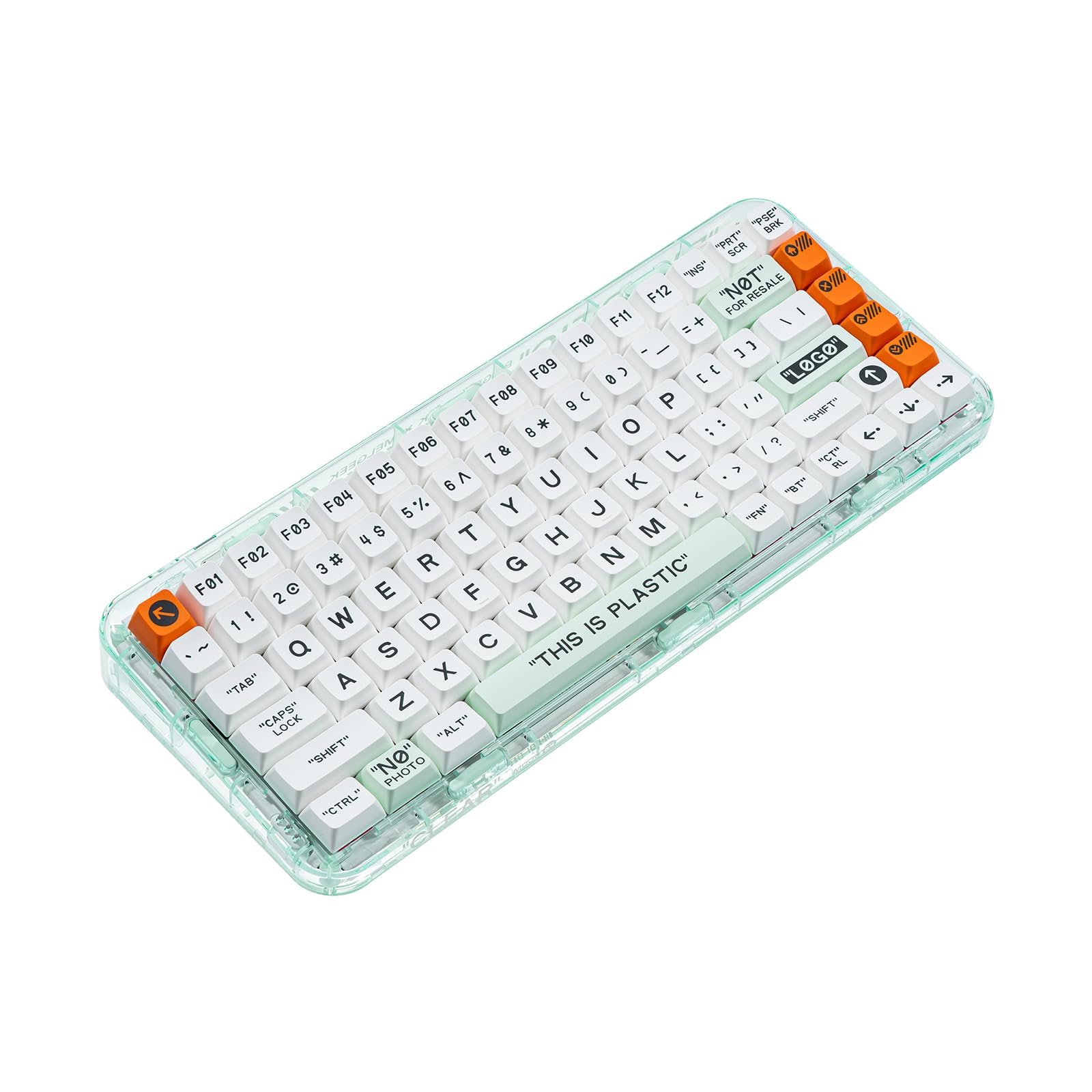MelGeek Teclado mecânico sem fio MOJO84, teclado para jogos 65