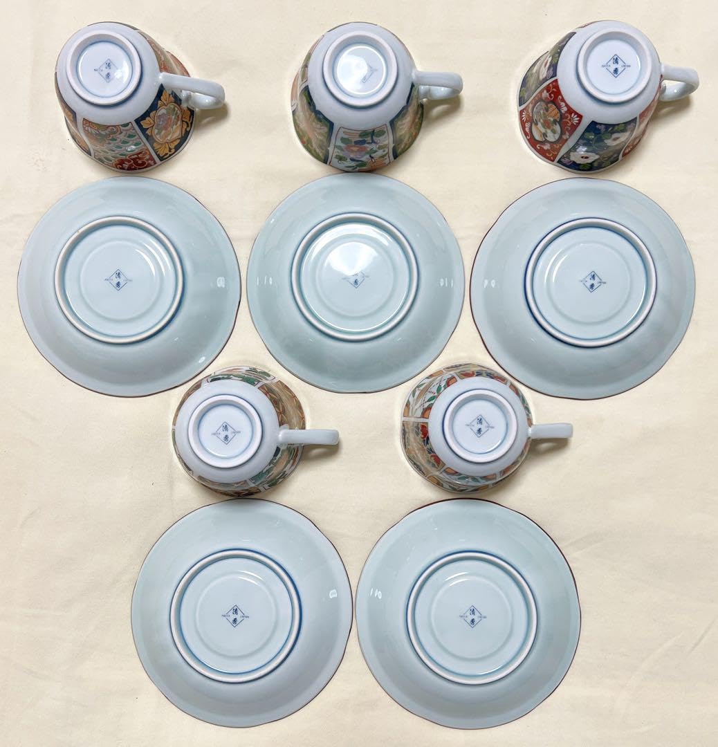 Amazon.co.jp: 有田焼 清秀 古伊万里絵変わり コーヒーカップ