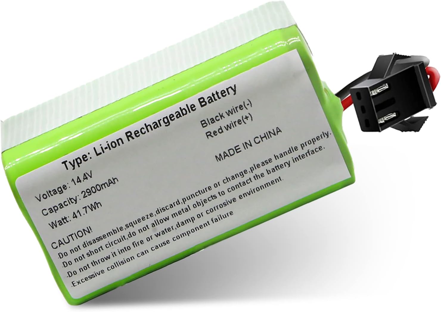 14.4v 2900mAh Battery Replacement Pack Compatible with Eufy RoboVac 11, 11S Plus, 11S MAX, 12, 15C MAX, 35C, 25C, 15C, 15T, 30, 30C, 30C MAX, G10 G30 Hybrid, G20 Accessory