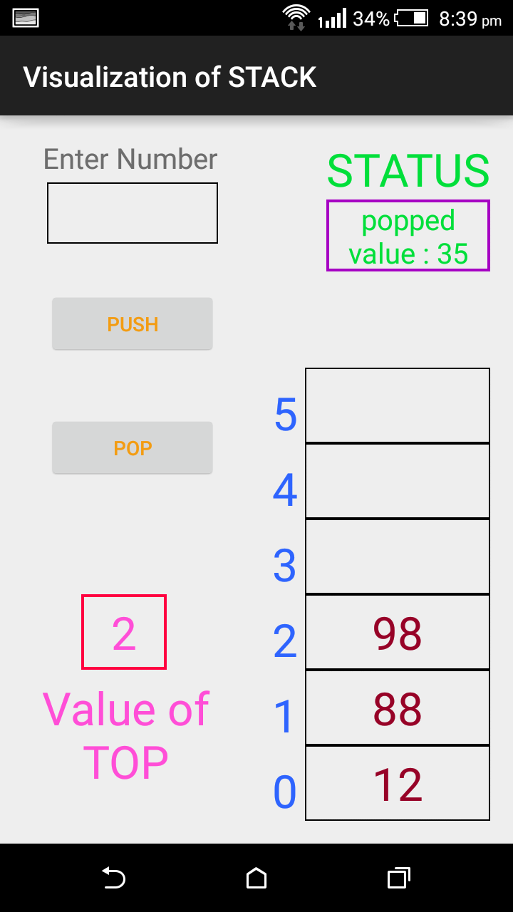 Visualization of STACK - App on Amazon Appstore