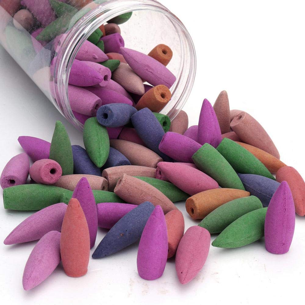 Amazon.co.jp: PYUWENAI 倒流香 専用 168個 お香 お香立て 沈香 白檀