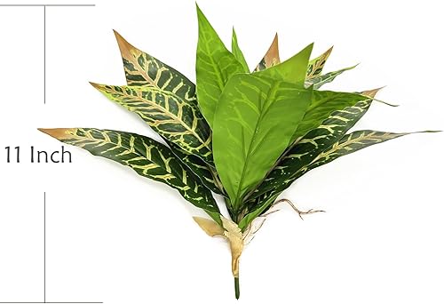 Miniatura 5 de PASYOU Hiedra artificial, plantas de plástico de vid colgante, hojas de hierba, vides de follaje, resistentes a los rayos UV, flores falsas para el