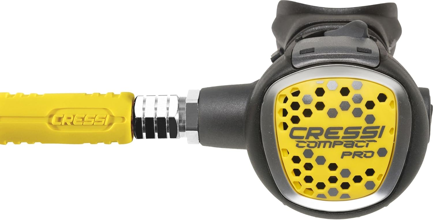Cressi Octopus Compact Pro for Scuba Diving Regulators - Compact, Reliable, Light and Comfortable - Made in Italy by Cressi