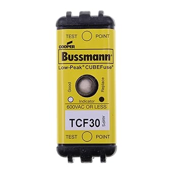 Cooper Bussmann TCF30 Cube Fuse, 30 Amp