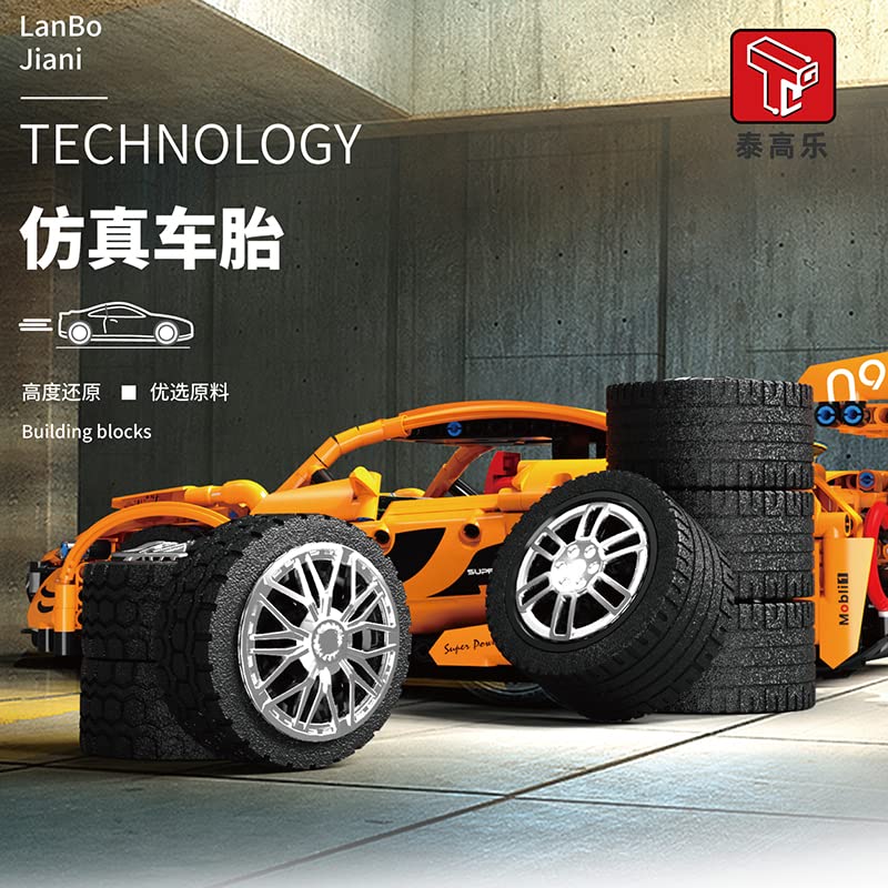 litodinogo TGL T2009 Technik Rennwagen Modellauto Bausatz im Maßstab 1:14, Supersportwagen, Modellbausatz, Sammlerstück… – Bild 6