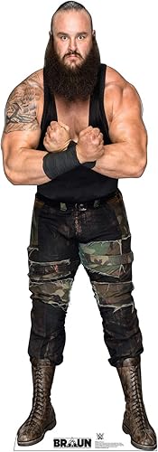 Cardboard People Braun Strowman - Soporte de cartón de tamaño real - WWE